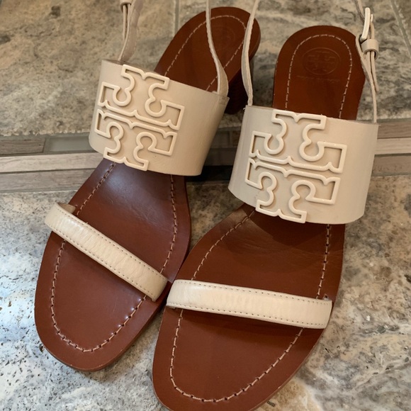 ♥️Tory Burch Logo Slingback Sandal - Picture 3 of 5